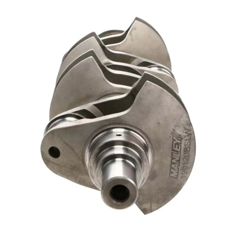 Manley Mitsubishi 4G63/4G64 7 Bolt 4340 Billet 100mm Stroke 29.5 lbs Turbo Tuff Series Crankshaft - Side View