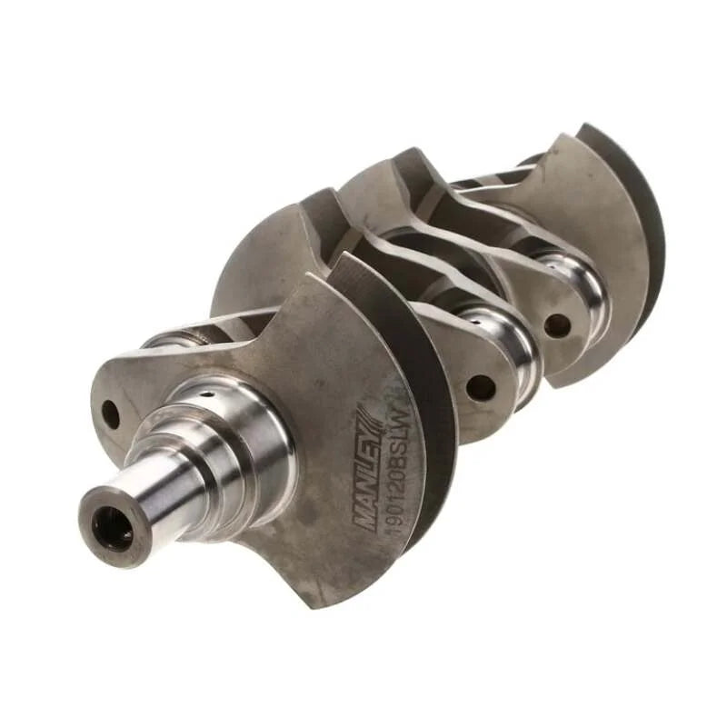 Manley Mitsubishi 4G63/4G64 7 Bolt 4340 Billet 100mm Stroke 29.5 lbs Turbo Tuff Series Crankshaft - Back View