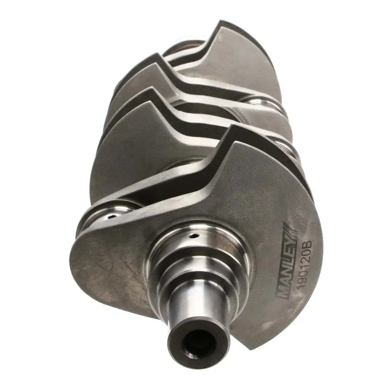 Manley Mitsubishi 4G63/4G64 7 Bolt 4340 Billet 100mm Stroke Turbo Tuff Series Crankshaft - Side View