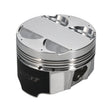 Load image into Gallery viewer, Manley Mitsubishi Eclipse 85.5 mm Bore 88mm Stroke -2.5cc Dome Flat Top Piston Set of 4 - Back View