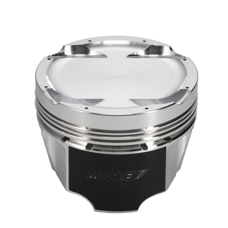 Manley Mitsubishi Eclipse 85.5mm Bore 88mm Stroke 12cc DISH T/T Piston Single - Side View