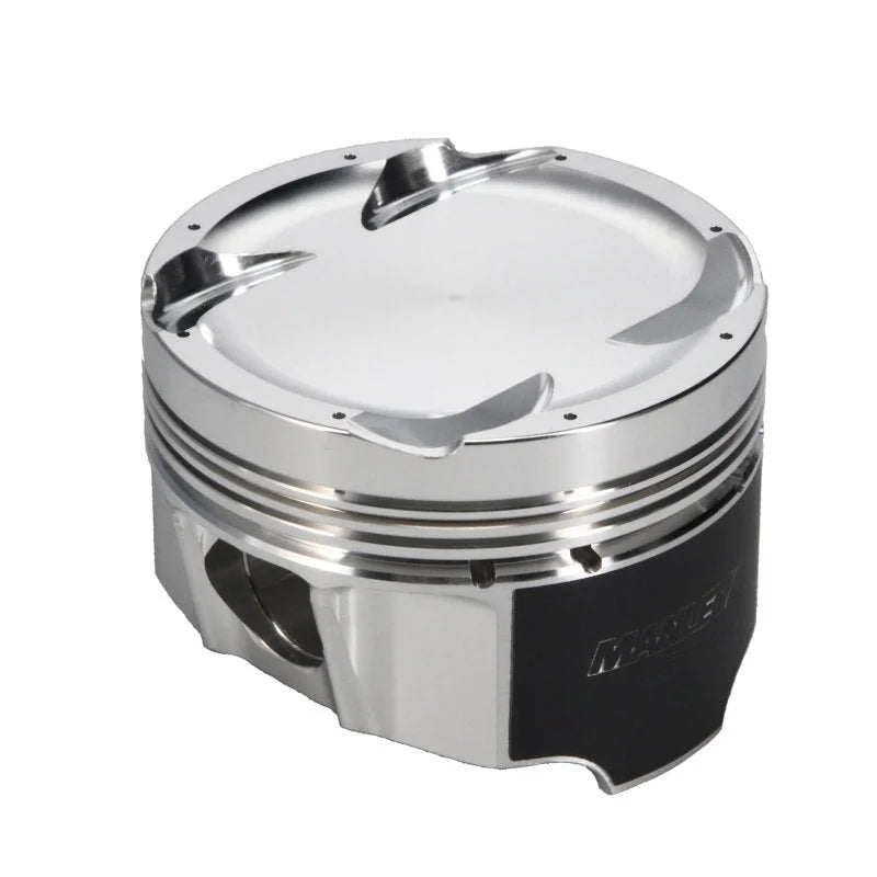 Manley Mitsubishi Eclipse 85.5mm Bore 88mm Stroke 12cc DISH T/T Piston Single - Back View