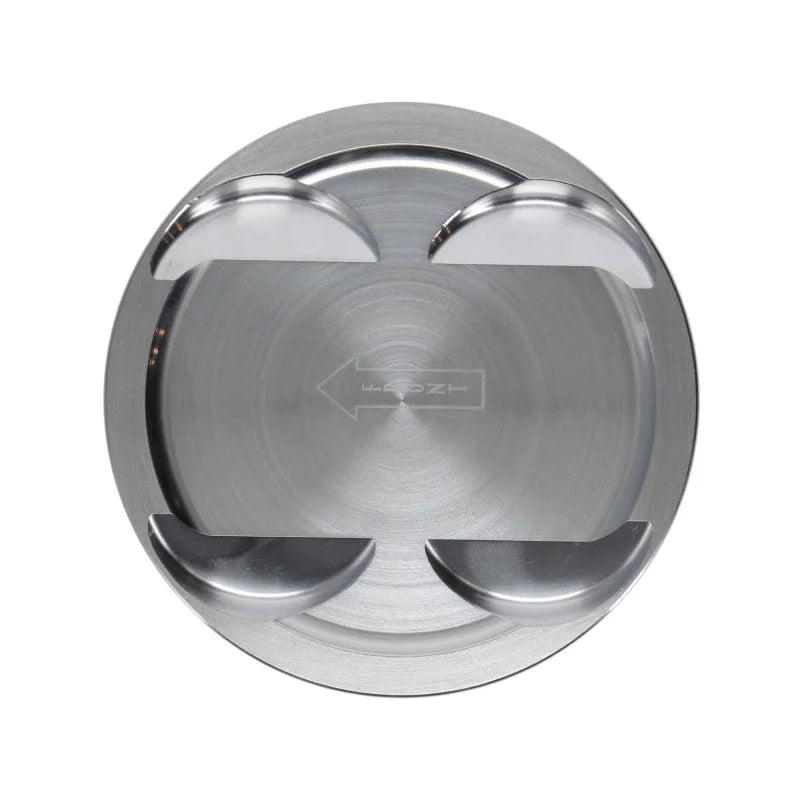 Manley Mitsubishi Eclipse GS/GST/GSX 85.5mm +0.5mm 8.5:1 -12cc Extreme Duty Dish Pistons w/ Rings - Back View