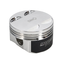 Load image into Gallery viewer, Manley Nissan GTR VR38DETT 99mm Bore 88.4mm Stroke -2cc Dish Turbo Tuff Piston Set w/ Rings - Main Product View
