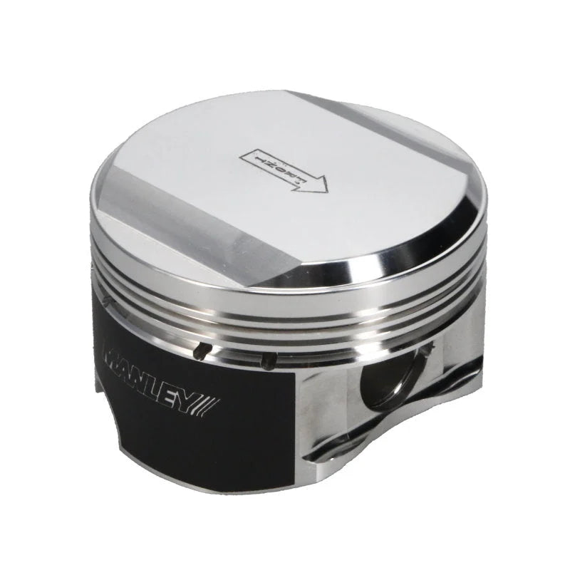 Manley Nissan RB26DETT 86.25mm Bore 9.0 CR +20cc Dome Extreme Duty Piston Set w/ Rings - Back View