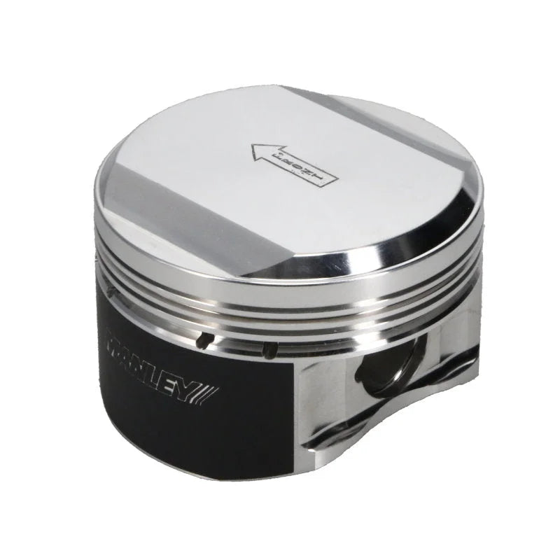 Manley Nissan RB26DETT 86.5mm Bore 9.0 CR +17cc Dome Piston Set w/ Rings - Main Product View