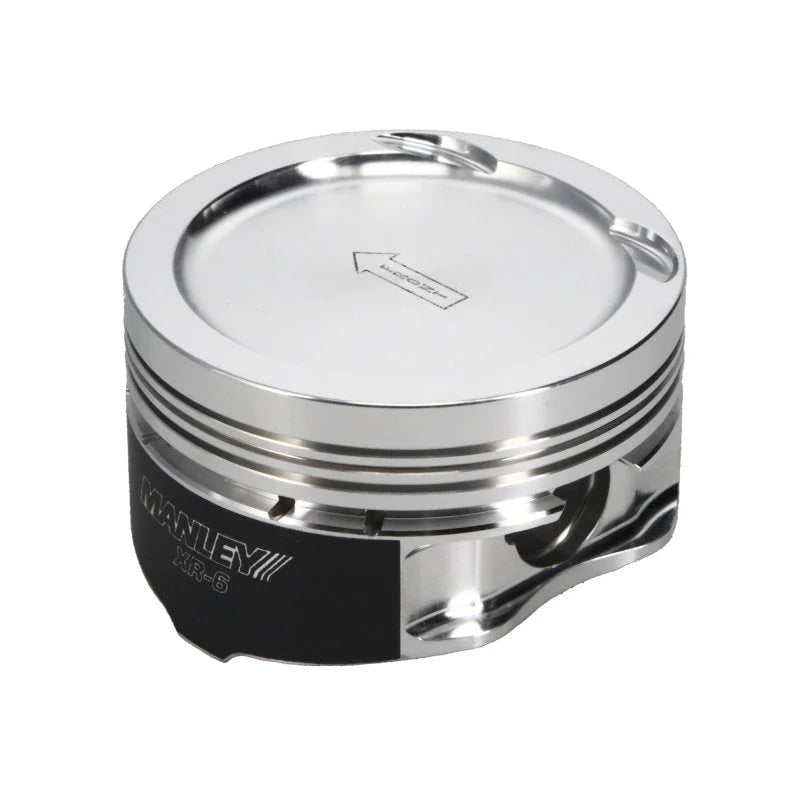 Manley Nissan (SR20DE/DET) 87mm +1.0mm Oversized Bore 8.5:1 Dish Piston Set with Ring - Installation View