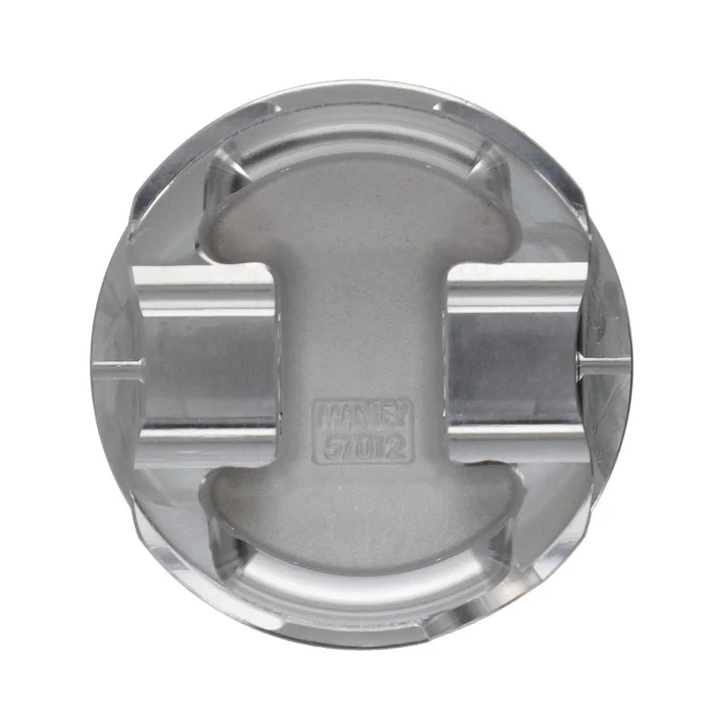 Manley Nissan Skyline 2.7L RB26DETT 87mm Bore 77.7mm Stroke 9.0:1 CR +17cc Dish - Set of 6 Pistons - Back View