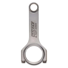 Load image into Gallery viewer, Manley Performance H Tuff Beam 5.656in L Connecting Rod Set w/ ARP 625+ Bolts fits 2008+ Mitsubishi 4B11T 2.0L - Side View