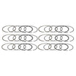 Load image into Gallery viewer, Manley Piston Ring, RING-92.3mm/3.633in 1.2mm,1.5mm,3.0mm - Back View