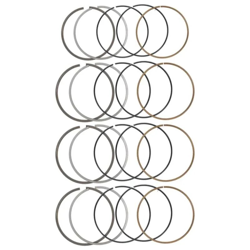 Manley Ring Set Subaru EJ205WRX / EJ257 WRX STi 100mm File Fit 1.2mm x 1.2mm x 2.0mm - Set of 4 - Installation View