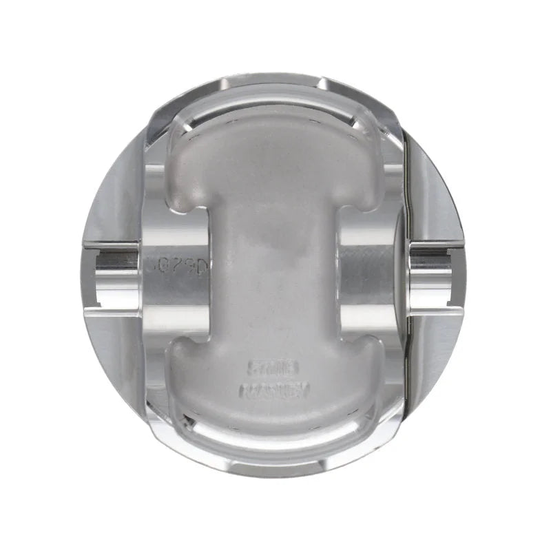 Manley Small Block Chevrolet LS Series -10cc Dish 4.065in Piston Set - Side View