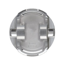 Load image into Gallery viewer, Manley Small Block Chevrolet LS Series -10cc Dish 4.065in Piston Set - Side View