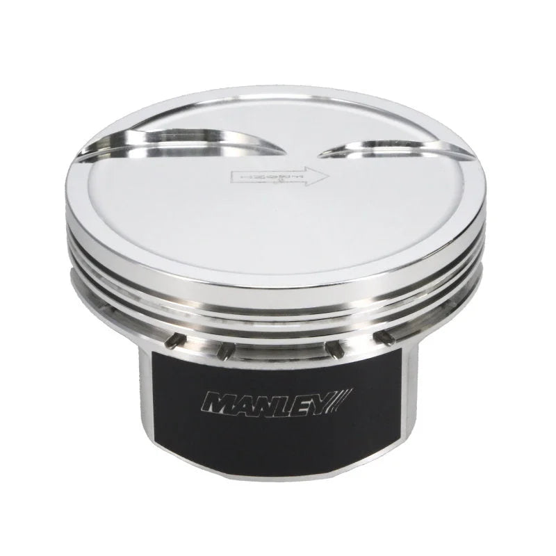 Manley Small Block Chevrolet LS Series -10cc Dish 4.065in Piston Set - Installation View