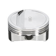 Load image into Gallery viewer, Manley Small Block Chevrolet LS Series 4.125in Bore 11cc Dish Topped Piston Set - Installation View