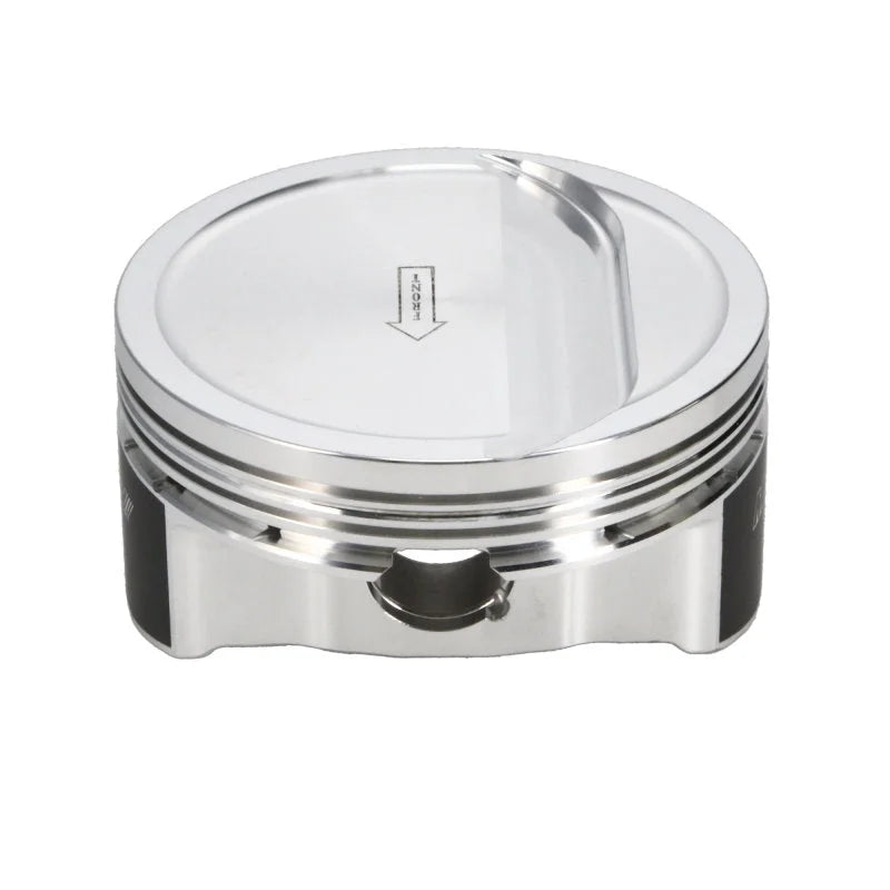 Manley Small Block Chevrolet LS Series 4.125in Bore Dished Top Piston Set - Side View