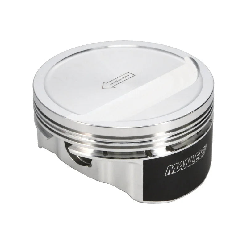 Manley Small Block Chevrolet LS Series 4.125in Bore Dished Top Piston Set - Back View