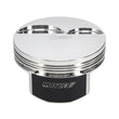 Load image into Gallery viewer, Manley Small Block Chevrolet LS Series -4cc Flat Top Piston Set - Side View