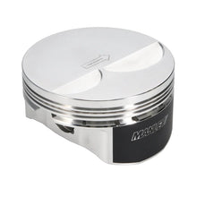 Load image into Gallery viewer, Manley Small Block Chevrolet LS Series -4cc Flat Top Piston Set - Back View