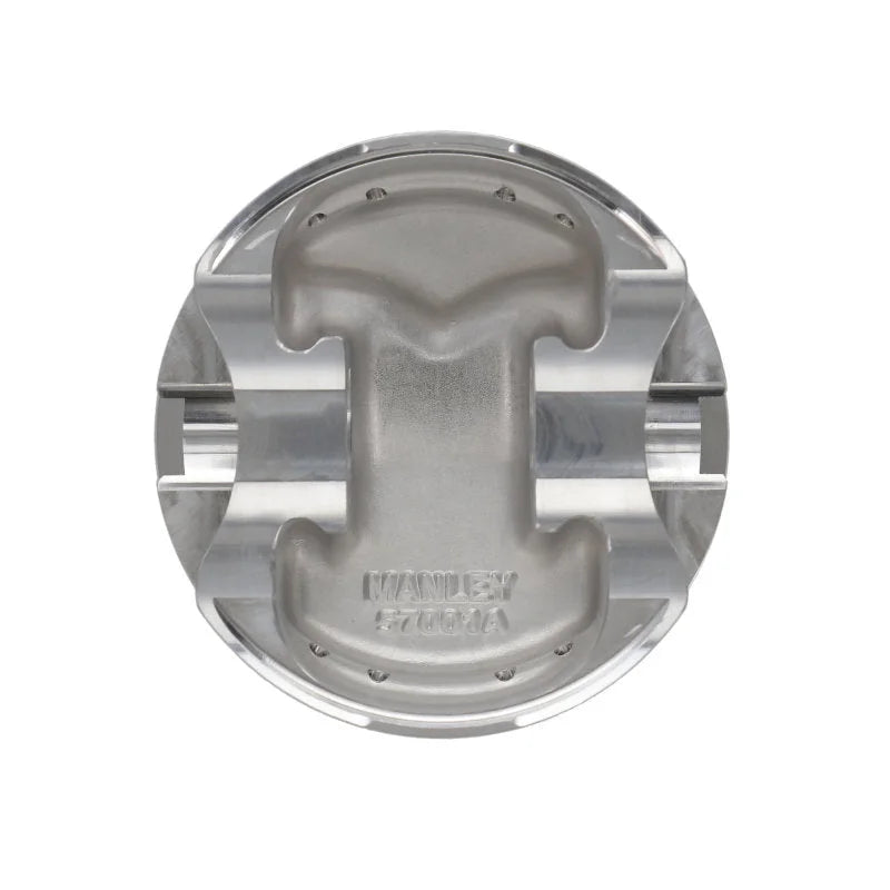 Manley Small Block Chevy 4 Barrel Class 4in Bore - 1.55in CD - -4 cc Dish Piston Set - Side View