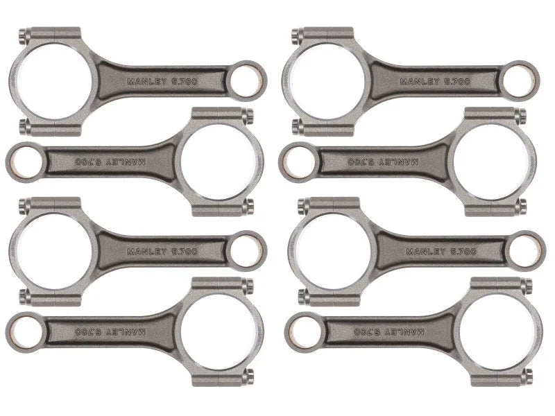 Manley Small Block Chevy .400 Inch Longer Sportsmaster Connecting Rods - Side View