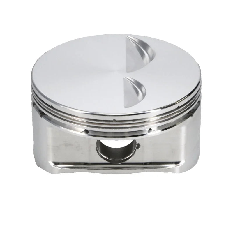 Manley Small Block Chevy 4.030in Bore 1.550in CD -2.5cc Dish Platinum Series Pistons - E/D - Side View