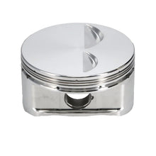 Load image into Gallery viewer, Manley Small Block Chevy 4.030in Bore 1.550in CD -2.5cc Dish Platinum Series Pistons - E/D - Side View