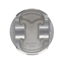 Load image into Gallery viewer, Manley Small Block Chevy 4.030in Bore 1.550in CD -2.5cc Dish Platinum Series Pistons - E/D - Back View