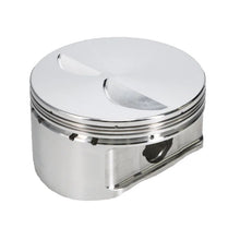Load image into Gallery viewer, Manley Small Block Chevy 4.030in Bore 1.550in CD -2.5cc Dish Platinum Series Pistons - E/D - Installation View