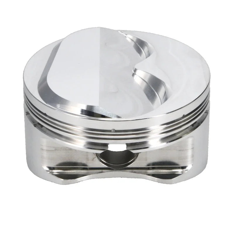Manley Small Block Chevy 4.125in Bore - 1in CD - -20 cc Dish Platinum Series Pistons - Side View