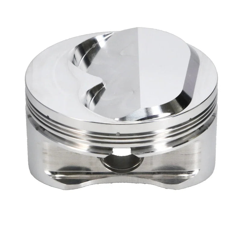 Manley Small Block Chevy 4.125in Bore - 1in CD - -20 cc Dish Platinum Series Pistons - Back View