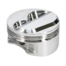 Load image into Gallery viewer, Manley Small Block Chevy 4.125in Bore - 1in CD - -20 cc Dish Platinum Series Pistons - Installation View