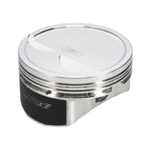 Load image into Gallery viewer, Manley Small Block Chevy LS Series 4.030in Bore 1.115in CD 10cc Dish Platinum Series Pistons - E/D - Installation View