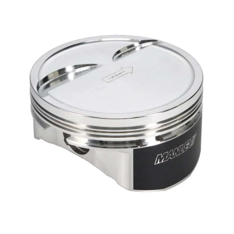 Manley Small Block Chevy LS Series 4.065in Bore - 1.065in CD - -10 cc Dish Platinum Series Pistons - Main Product View