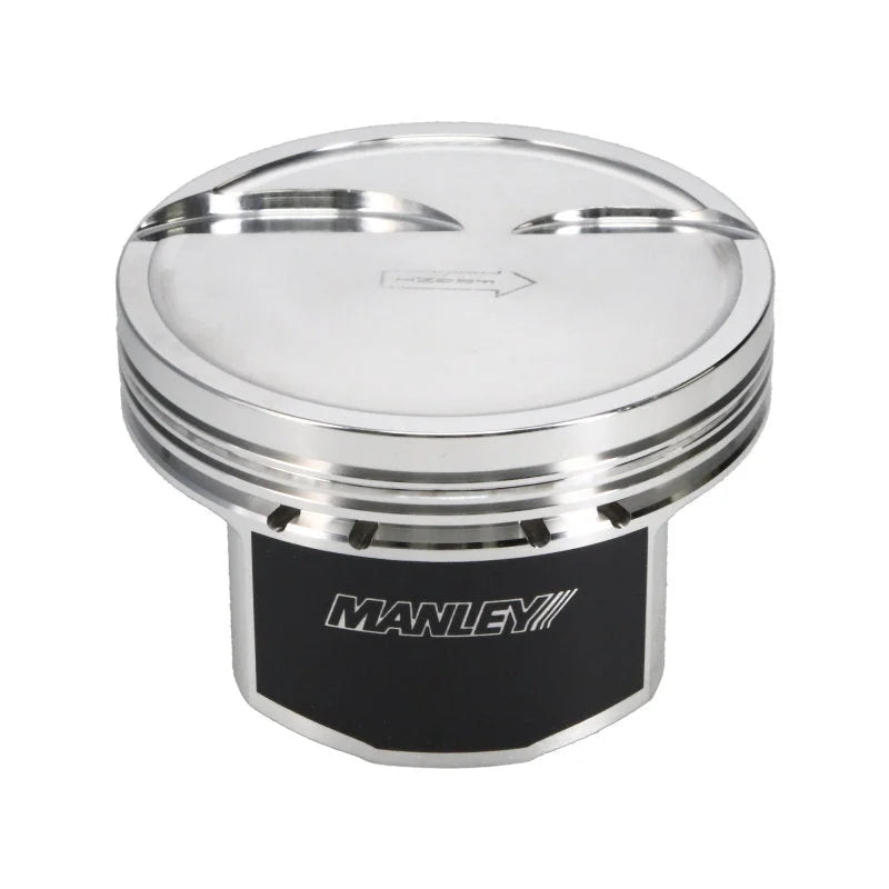 Manley Small Block Chevy LS Series 4.070in Bore - 1.304in CD - -10 cc Dish Platinum Series Pistons - Back View