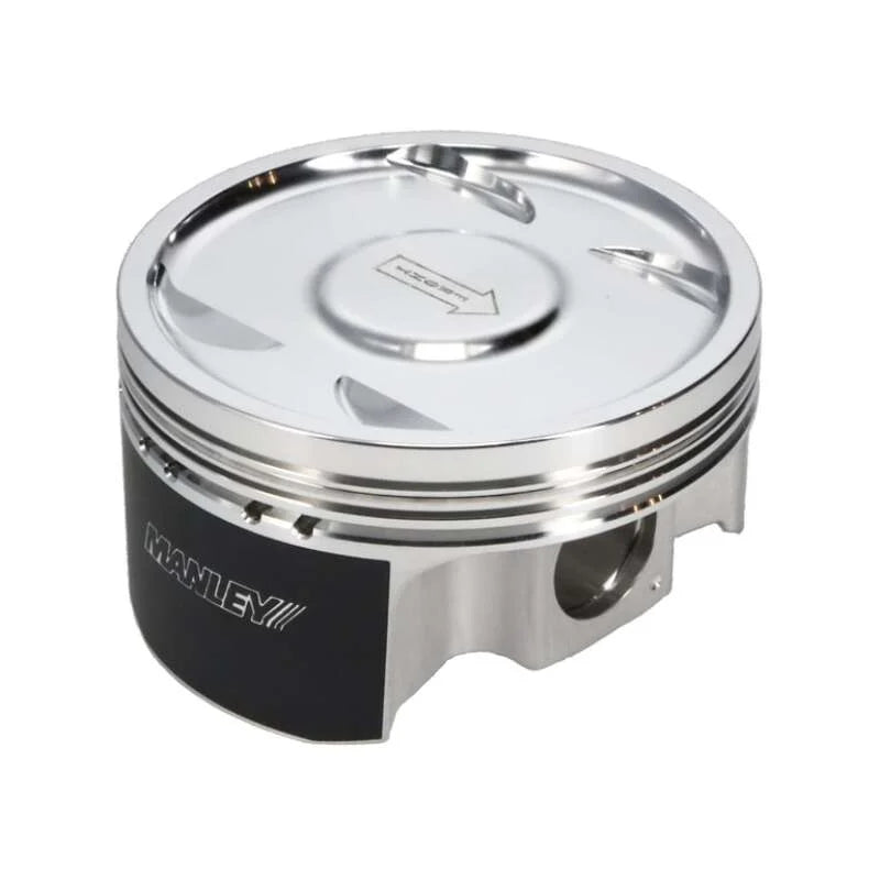 Manley Subaru 2.5L EJ257 WRX STi Piston Set - 99.55mm Bore 1.209in CH, -17.00 CC - Installation View