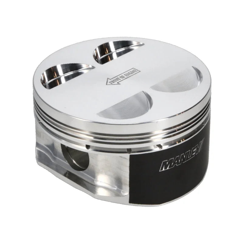 Manley Toyota 2JZGTE 86.0mm Bore STD Size 10.0:1 CR Flat Top Piston Set with Rings - Main Product View