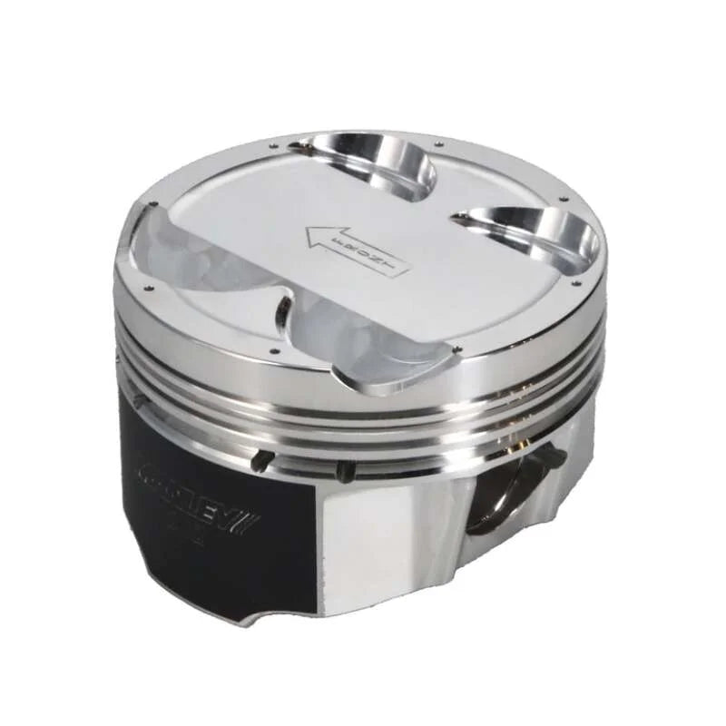 Manley Toyota 2JZGTE 86.5mm Bore +.5mm Oversize -1cc Dome 10:1 CR Piston w/ Rings - Single - Side View
