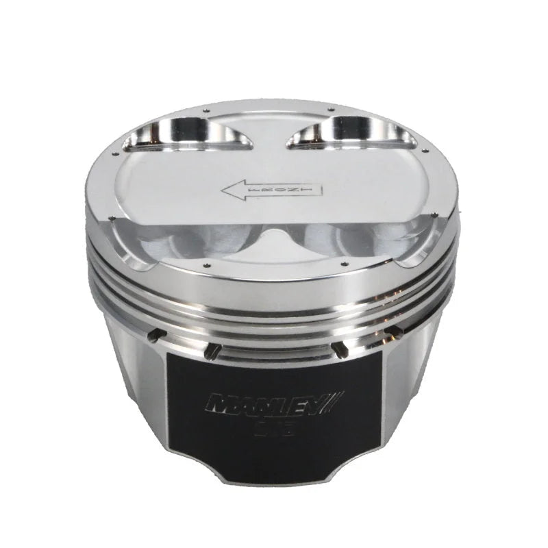 Manley Toyota 2JZGTE 94mm Stroke 86.75mm Bore -6cc Dish 10:1 CR Turbo Tuff Piston Set w/ Rings - Main Product View