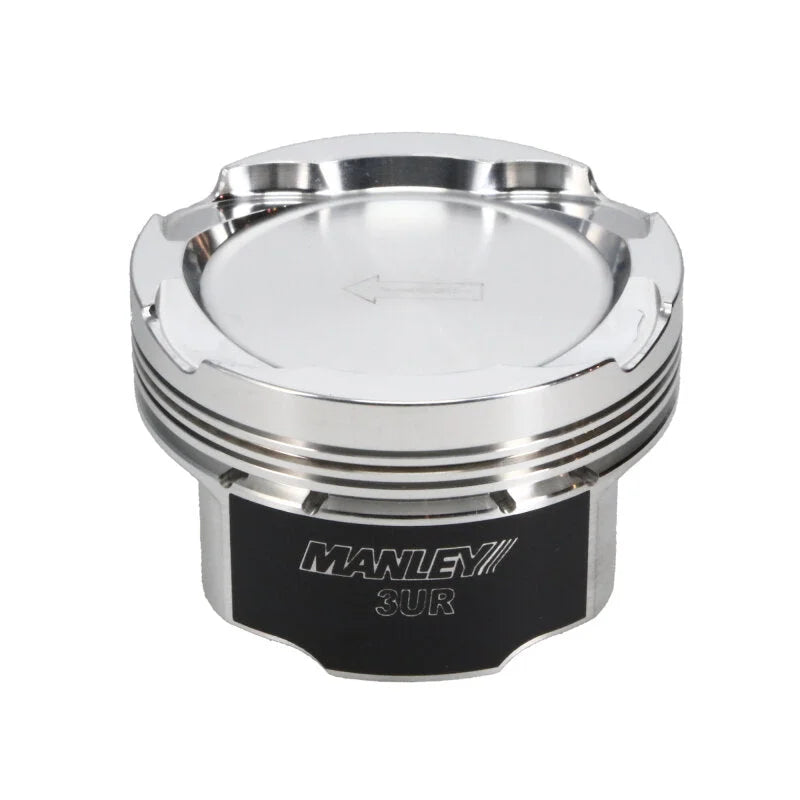 Manley Toyota 5.7L 3UR-FE -30cc 94mm Bore 1.328in CH Platinum Series Dish Piston - Single - Back View