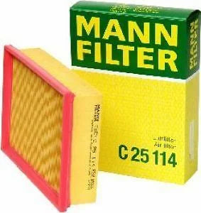 Mann-Filter Air Filter C 25 114 fits 1992-2006 BMW 323Ci / 323i / 323is / 325Ci / 325i / 325is / 328Ci - Side View