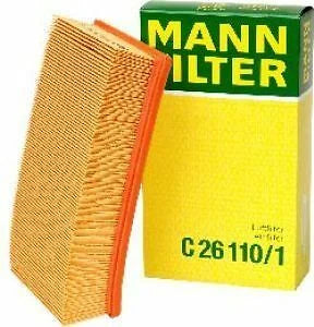Mann-Filter Air Filter C 26 110/1 fits 1986-1997 BMW 318i / 318is / 325 / 325e / 325es / 325i / 325is / 325iX - Side View