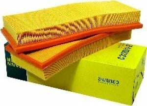 Mann-Filter Air Filter Set C 3170/1-2 fits 2002-2004 Mercedes-Benz C32 AMG / SLK32 AMG - Side View