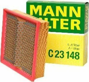 Mann-Filter C 148 Air Filter fits 1987 1990-1993 1995 Mercedes-Benz 190D / 300D / E300 - Side View