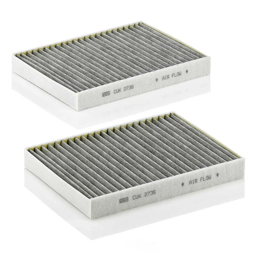 Mann-Filter Cabin Air Filter Set CUK 2736-2 fits 2001-2003 BMW 525i / 1997-2000 BMW 528i / 2001-2003 BMW 530i / 1997-2003 ...