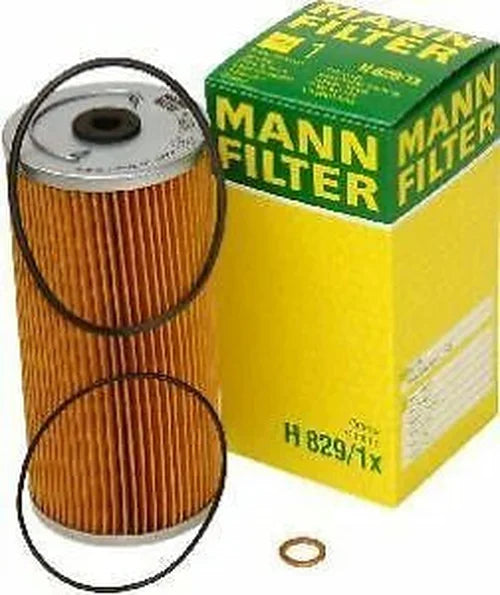 Mann-Filter Oil Filter Kit H 829/1 X fits Vehicle Fitments - Side View