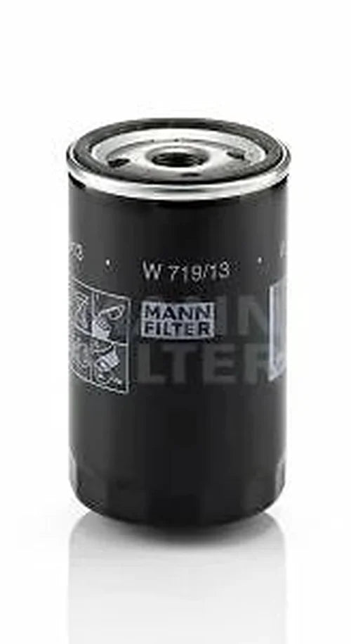 Mann-Filter Oil Filter W 719/13 fits Vehicle Fitments - Side View