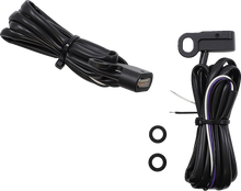 Load image into Gallery viewer, Marker Light - Amber/White - Clear Lens - Matte Black DragSpecialties L22-0230DMBE - Main Product View