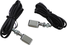 Load image into Gallery viewer, Marker Light - Clear/Amber - Chrome DragSpecialties L22-6042CE - Main Product View
