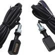 Load image into Gallery viewer, Marker Light - Smoke/Amber - Matte Black DragSpecialties L22-6042MBME - Main Product View